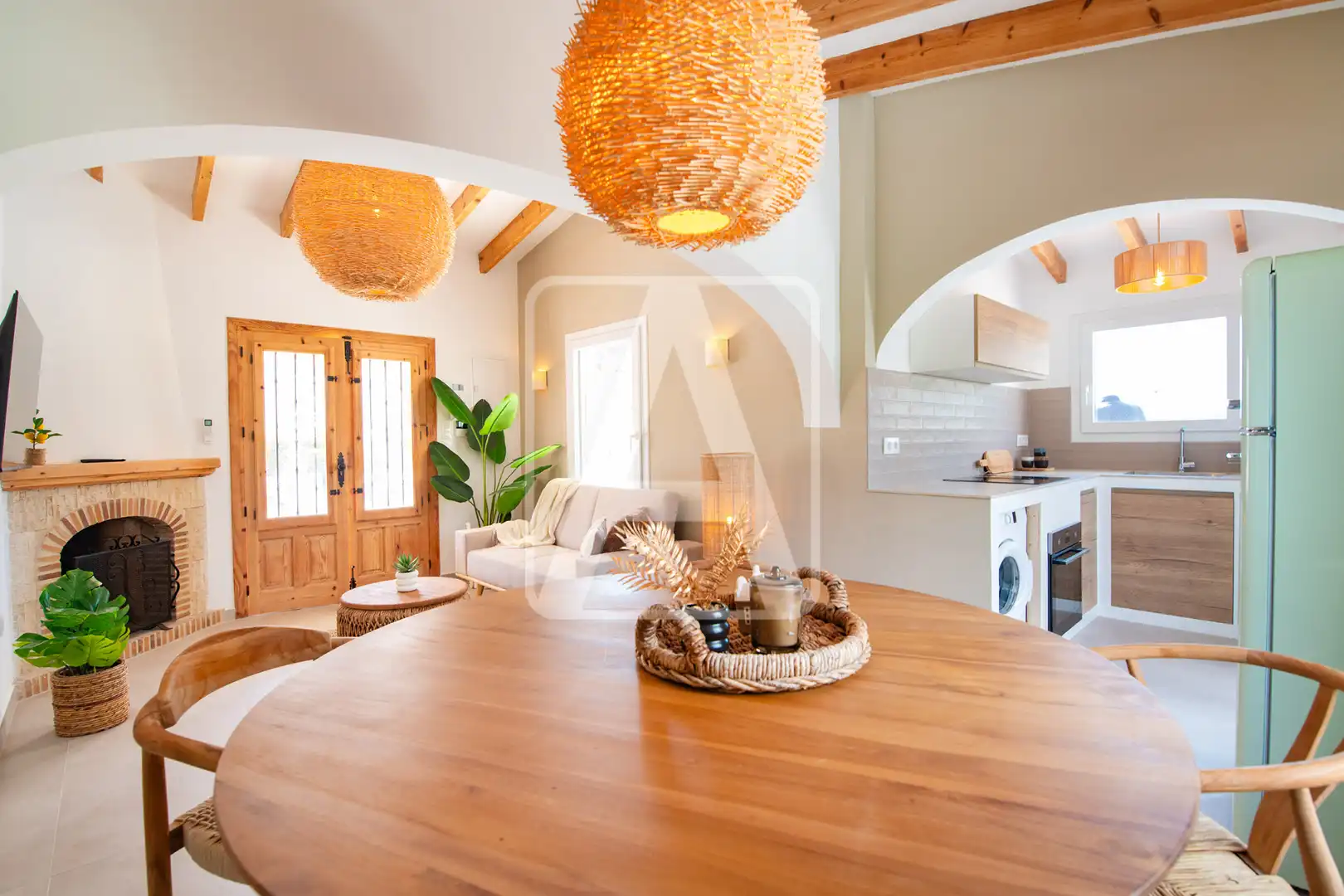 Sala de estar de Casa o chalet en venta en Calpe / Calp con Aire acondicionado, Jardín privado y Terraza
