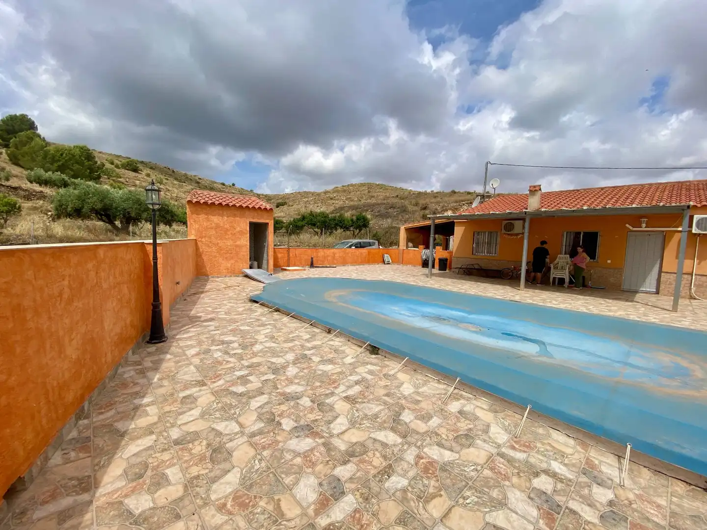 Piscina de Casa o xalet en venda en Cartagena amb Aire condicionat, Calefacció i Jardí privat