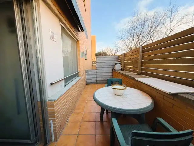 Terrace of Flat for sale in Montgat  with Air Conditioner, Heating and Parquet flooring