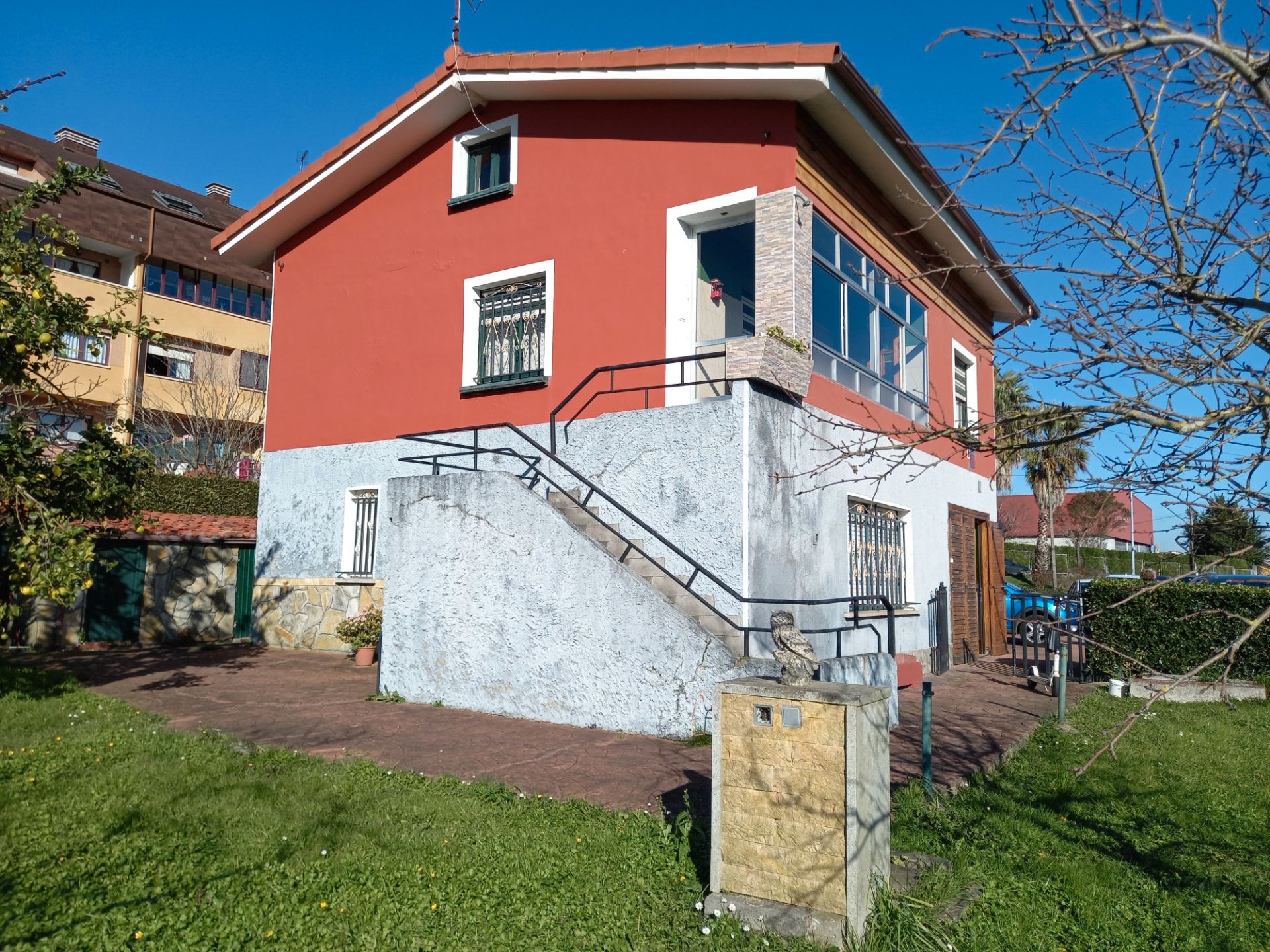 Exterior view of House or chalet for sale in Castrillón  with Heating, Private garden and Terrace