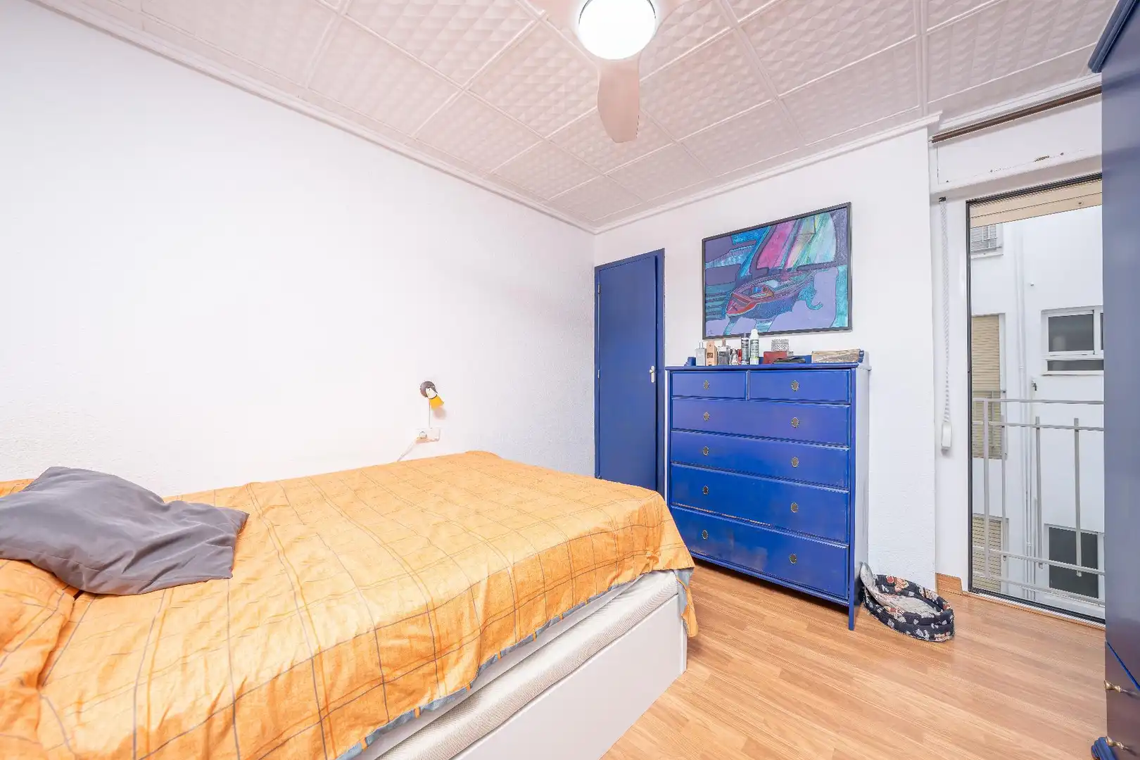 Bedroom of Flat for sale in Elche / Elx  with Heating, Furnished and Balcony