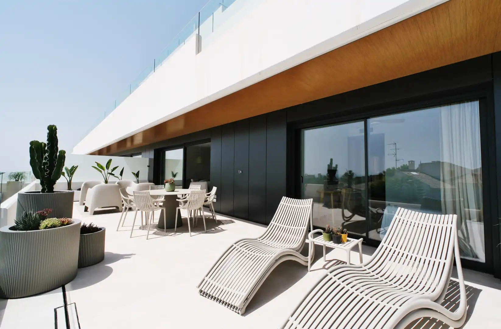 Terraza de Apartamento de alquiler en Sagunto / Sagunt con Aire acondicionado, Calefacción y Terraza