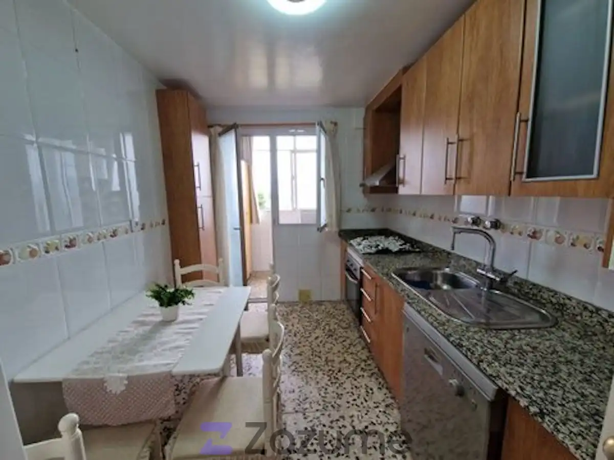 Küche von Wohnung zur Miete in Murcia mit Klimaanlage, Möbliert und Ofen