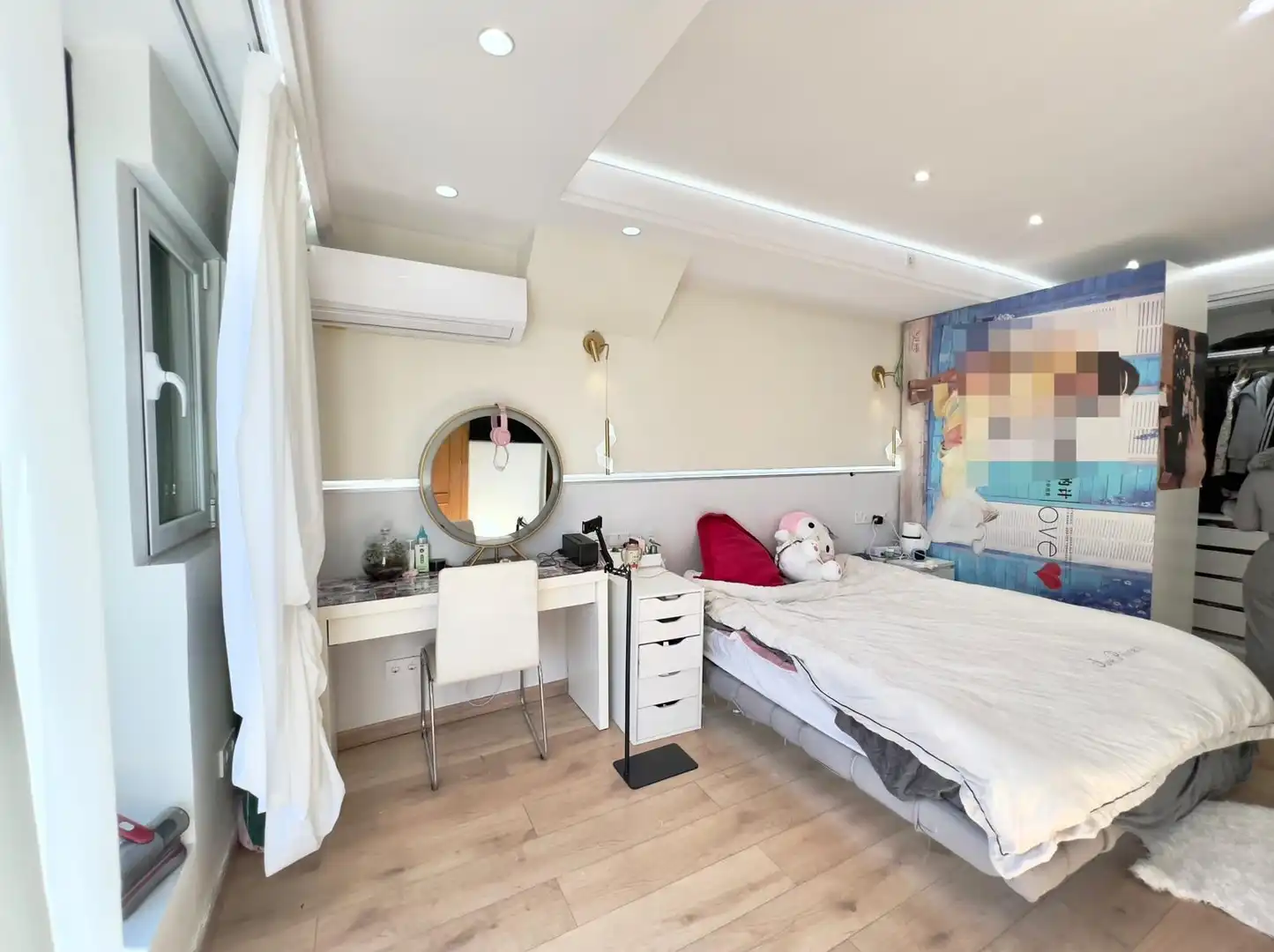 Dormitori de Casa adosada en venda en Rivas-Vaciamadrid amb Aire condicionat, Piscina i Moblat