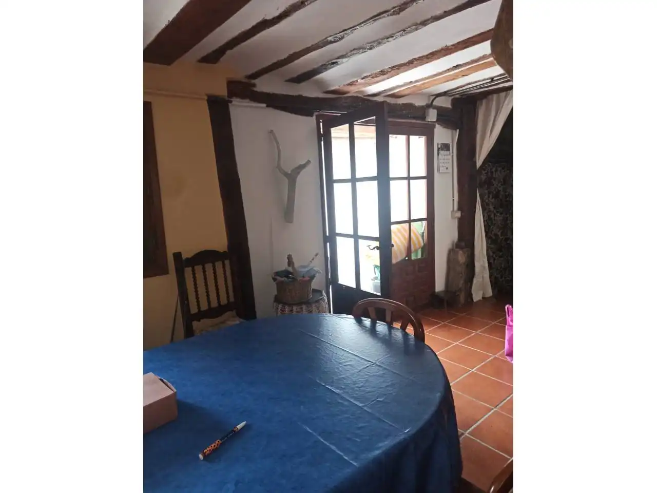 Menjador de Casa o xalet en venda en Terroba amb Calefacció, Jardí privat i Moblat