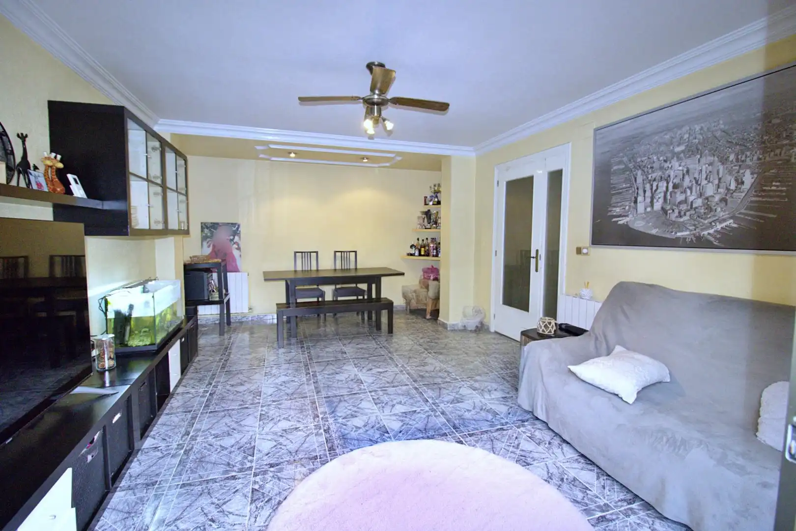 Wohnzimmer von Wohnung zum Verkauf in Elche / Elx mit Klimaanlage, Heizung und Balkon