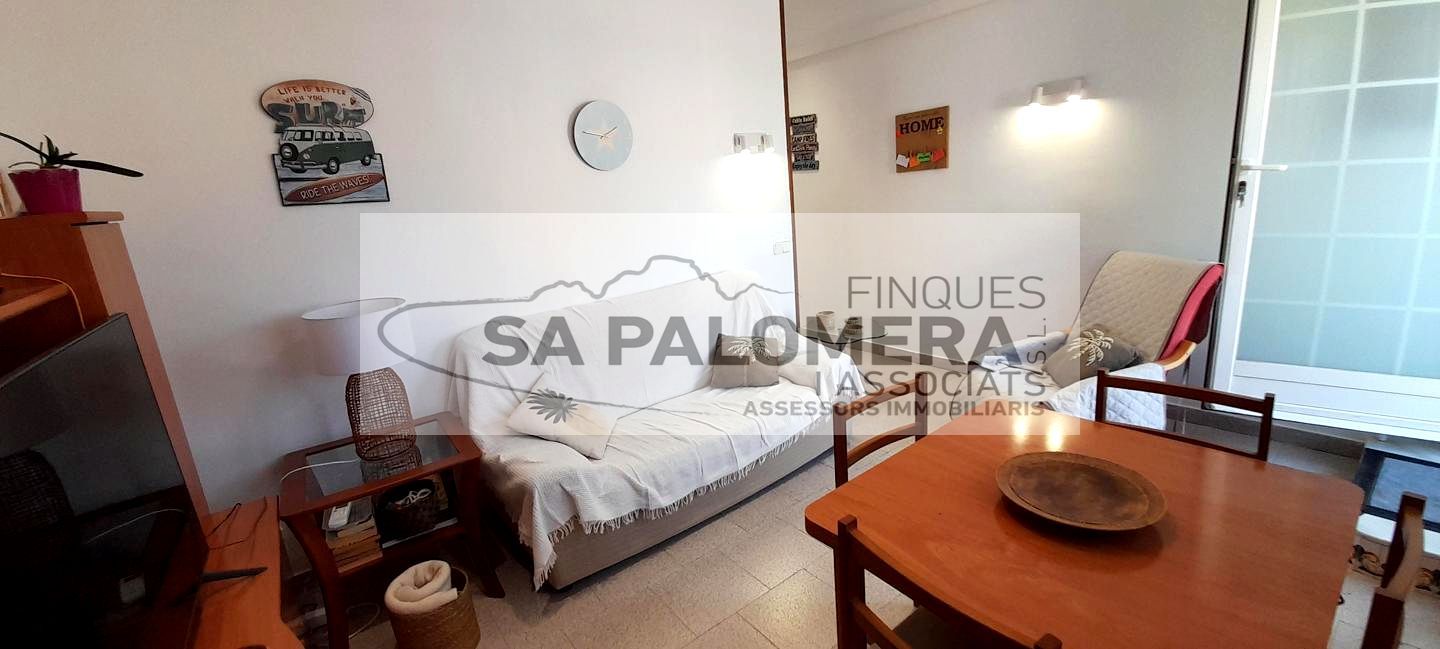 Living room of Flat to rent in Blanes  with Air Conditioner, Terrace and Furnished