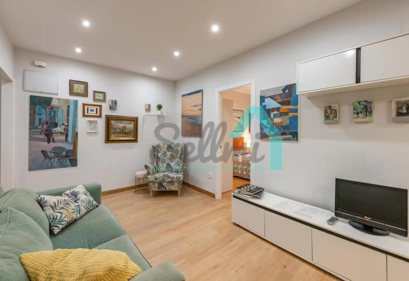 Wohnzimmer von Wohnung zur untervermieten in Centro - Casco Histórico
