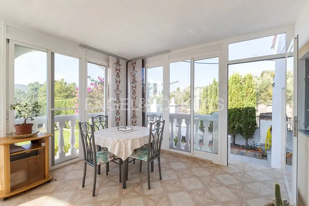 Terraza de Casa o chalet de alquiler en Turís con Aire acondicionado, Calefacción y Jardín privado