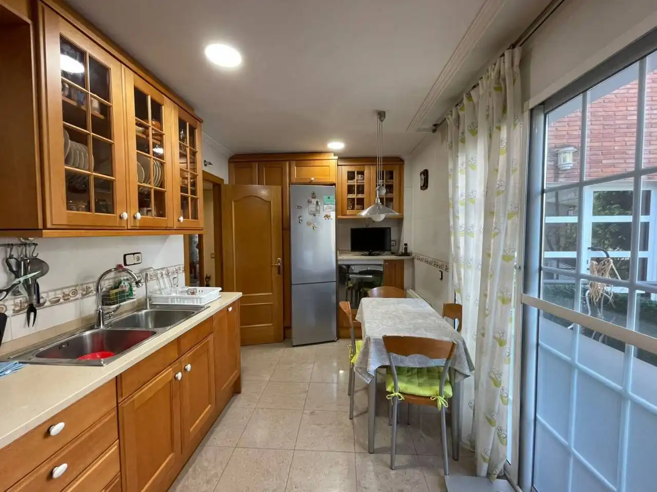 Küche von Wohnung zur Miete in Cerdanyola del Vallès mit Klimaanlage, Heizung und Privatgarten