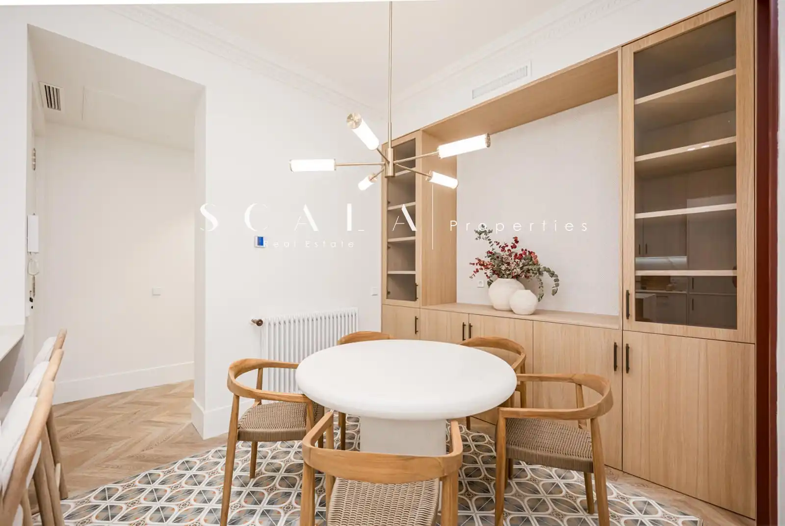 Esszimmer von Wohnung zur Miete in Madrid mit Klimaanlage, Heizung und Terrasse