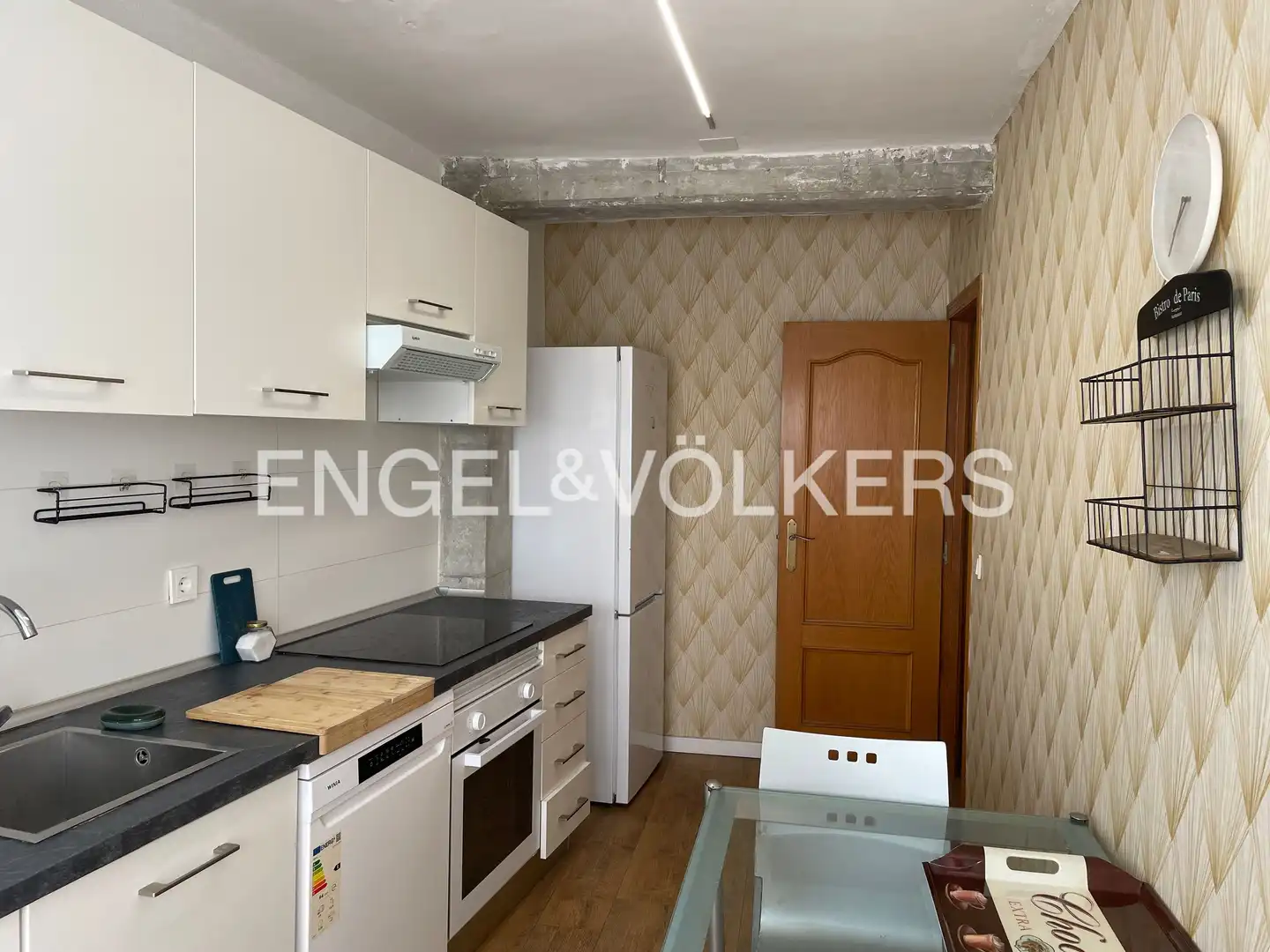 Küche von Wohnung zur Miete in Valencia mit Heizung