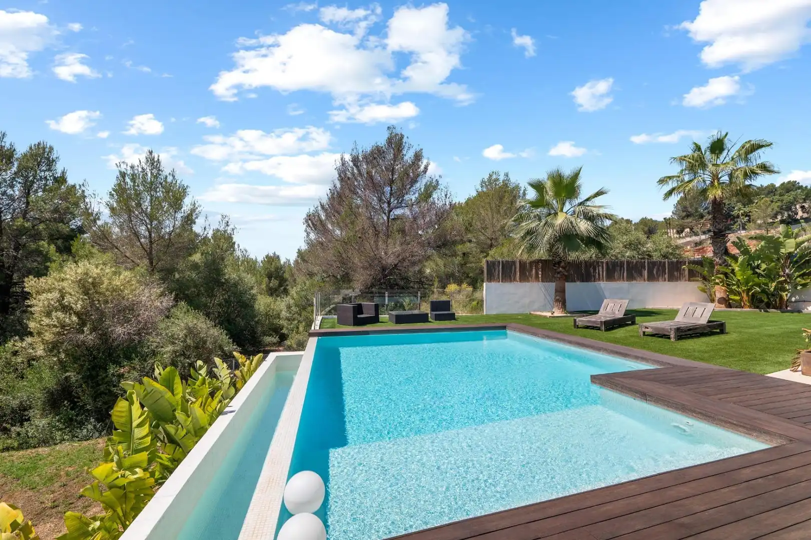 Piscina de Casa o xalet de lloguer en Bunyola amb Aire condicionat, Calefacció i Jardí privat