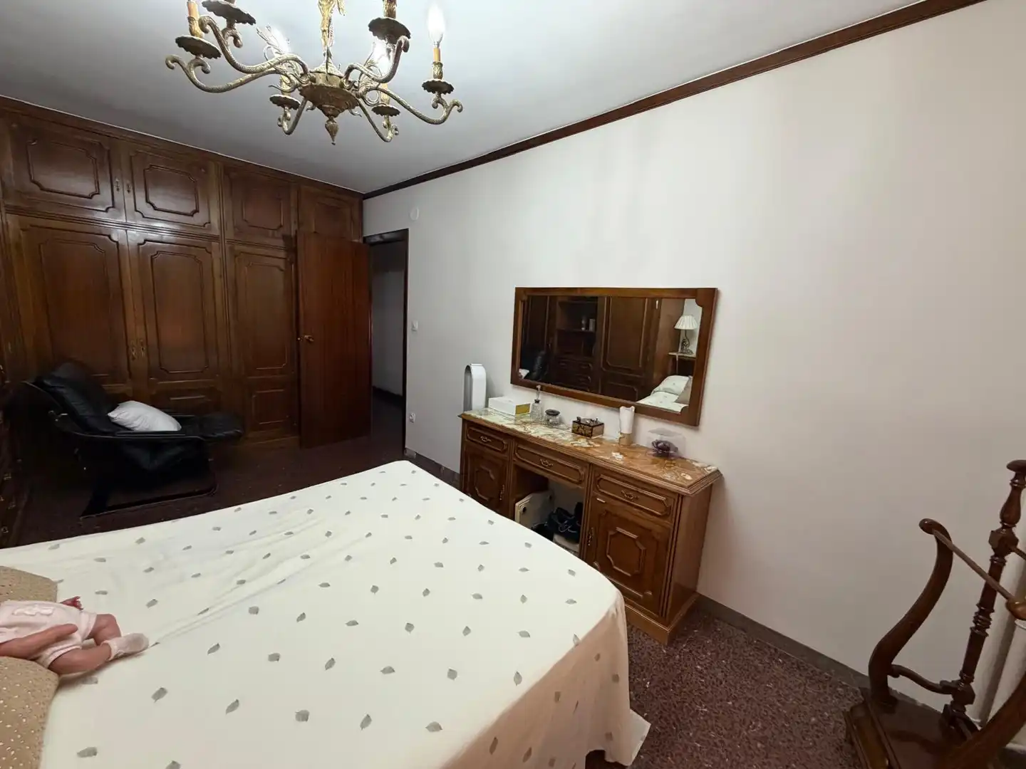 Bedroom of Flat for sale in Lleida  with Air Conditioner, Heating and Furnished