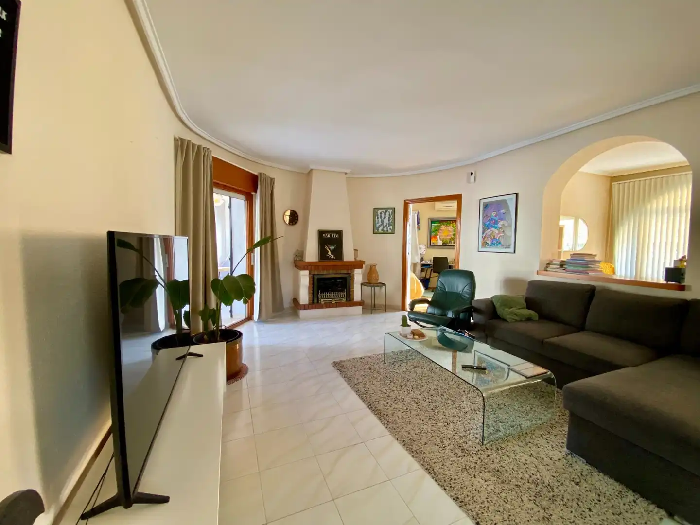 Sala d'estar de Casa o xalet en venda en Rojales amb Aire condicionat, Calefacció i Jardí privat