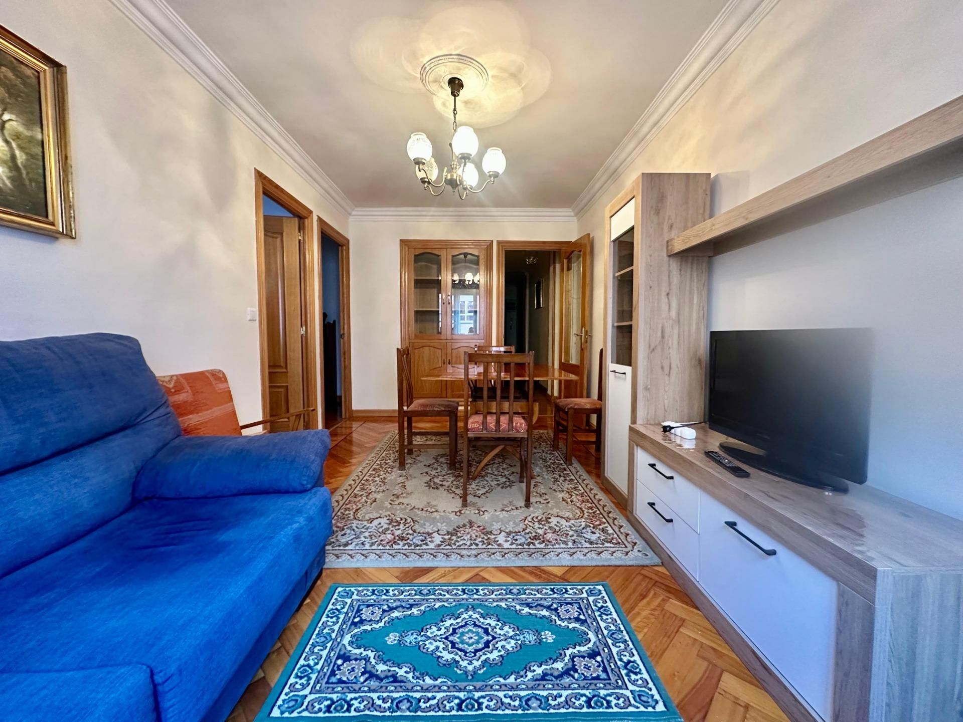 Living room of Flat to rent in Santander  with Heating and Parquet flooring