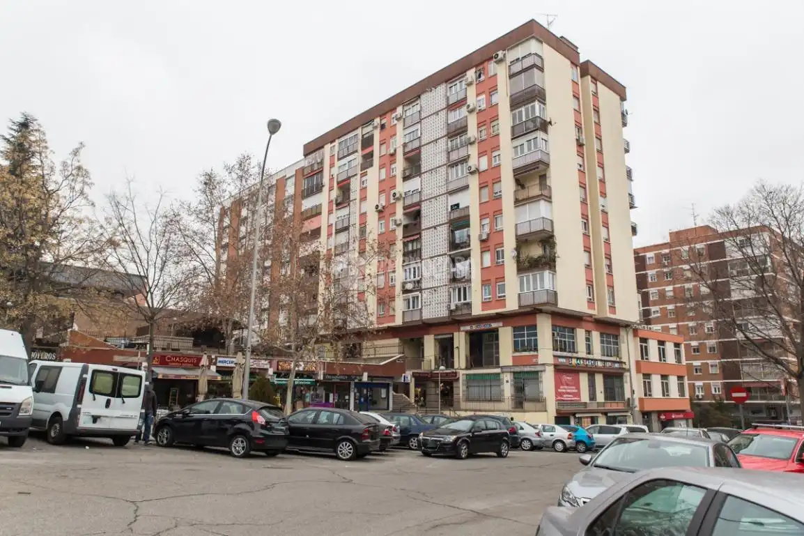 Vista exterior de Estudio de alquiler en Madrid con Aire acondicionado, Calefacción y Terraza