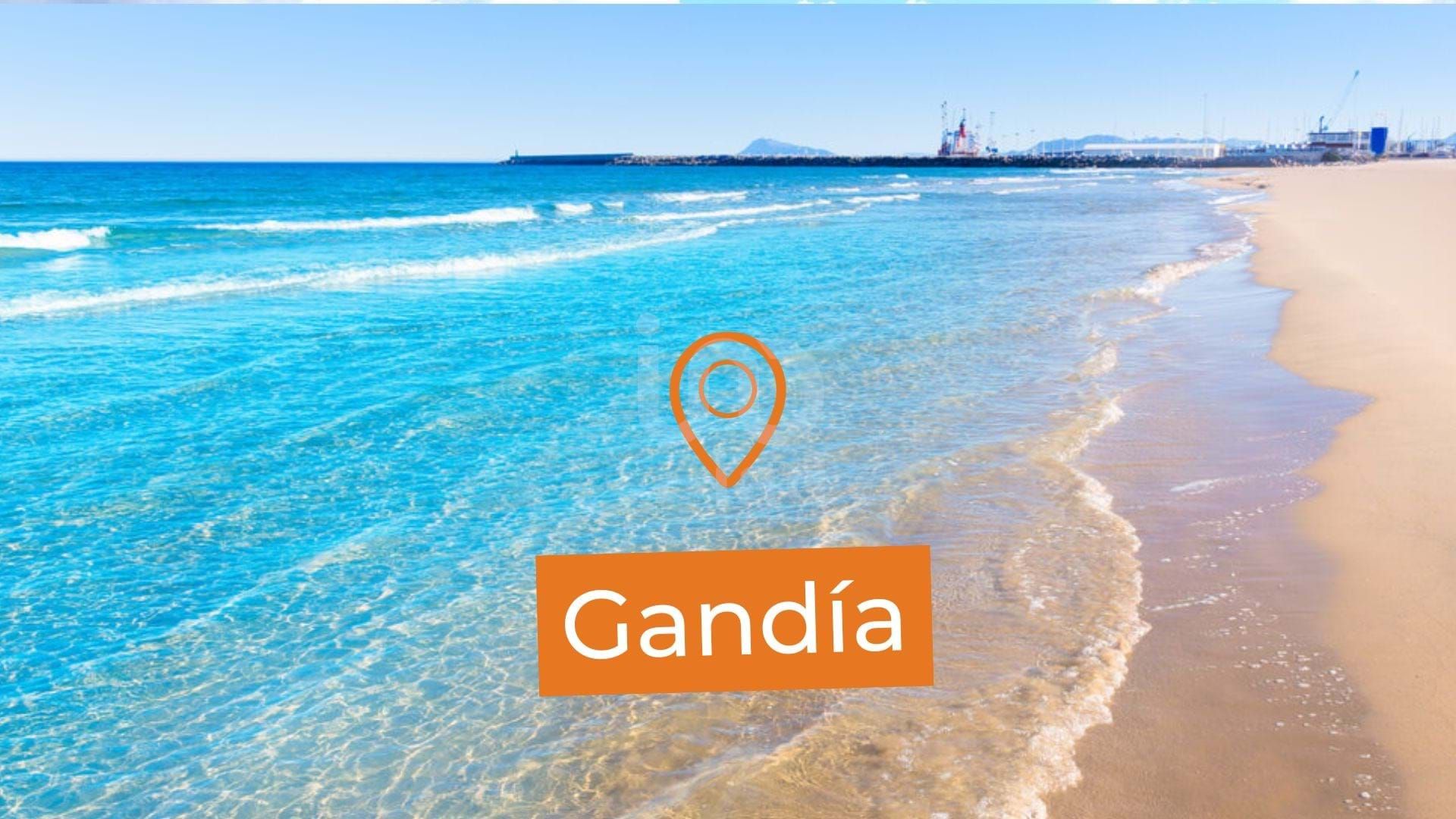 Jardín de Piso en venta en Gandia con Terraza y Piscina