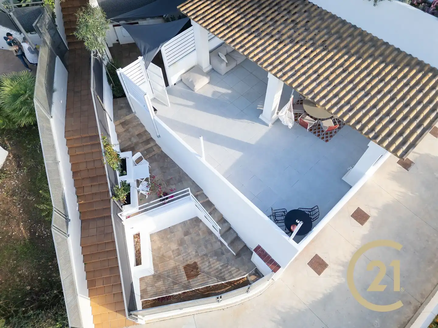 Terraza de Casa adosada en venta en Ojén con Aire acondicionado, Calefacción y Jardín privado