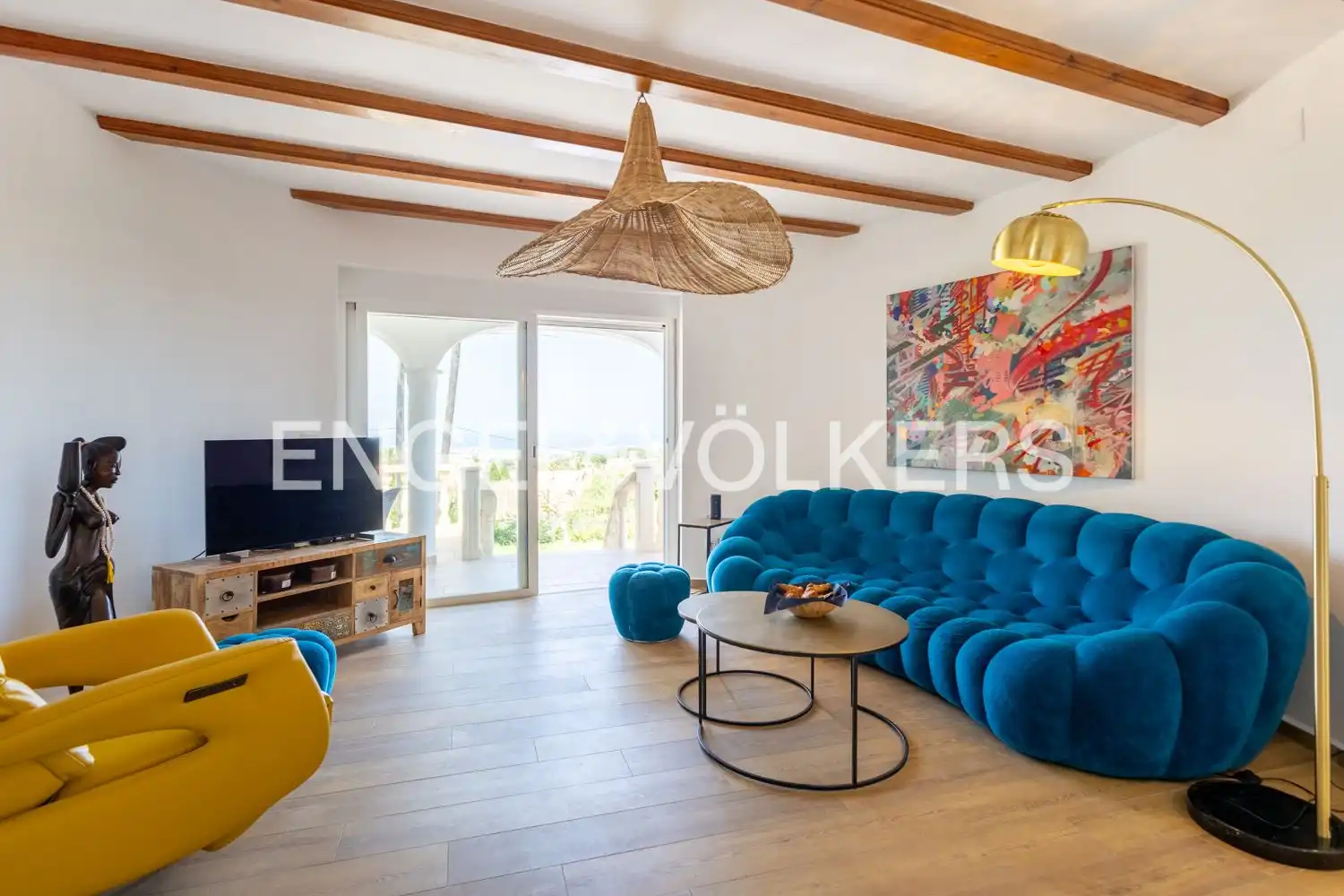 Living room of Houses for sale in Dénia  with Heating and Private garden