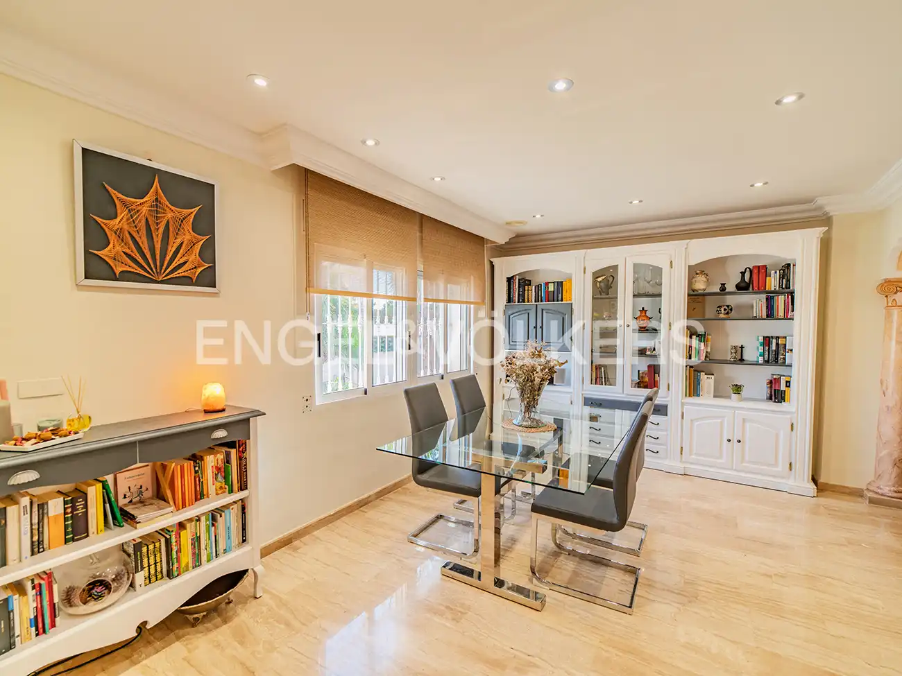 Dining room of Houses for sale in San Vicente del Raspeig / Sant Vicent del Raspeig  with Air Conditioner, Heating and Private garden
