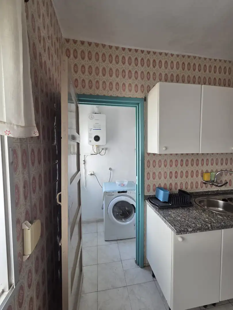 Kitchen of Flat for sale in Badajoz  with Air Conditioner, Furnished and Washing machine