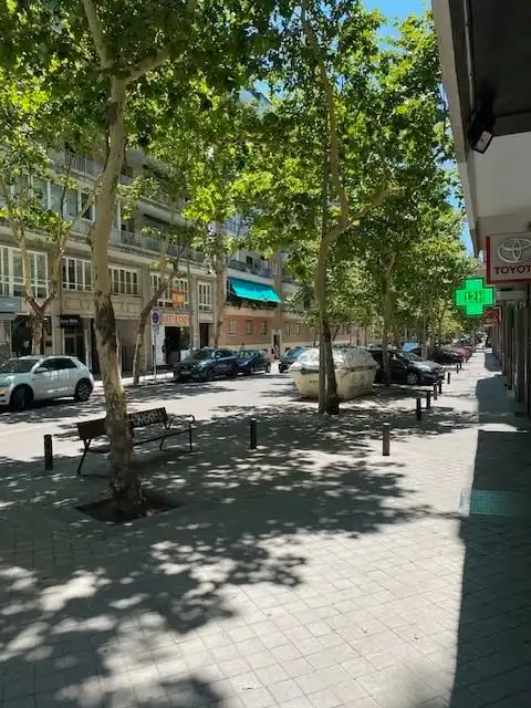 Exterior view of Flat for rent in Madrid  with Air Conditioner, Heating and Furnished