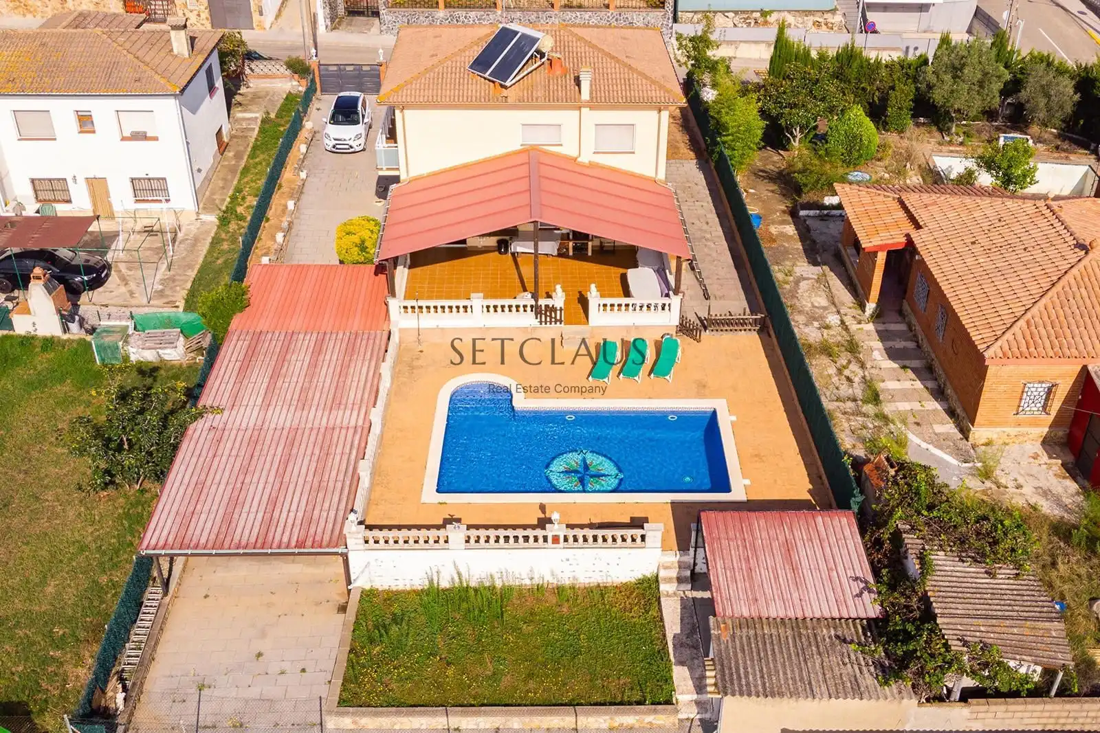 Piscina de Casa o xalet en venda en Fogars de la Selva amb Calefacció, Jardí privat i Terrassa