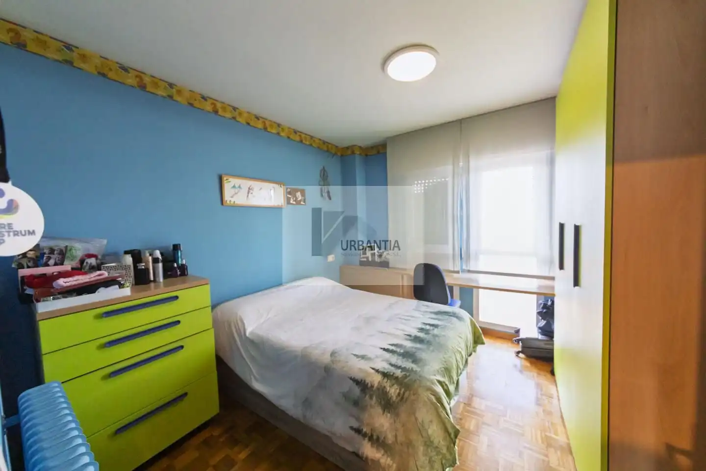 Bedroom of Flat for sale in  Pamplona / Iruña  with Heating, Parquet flooring and Terrace