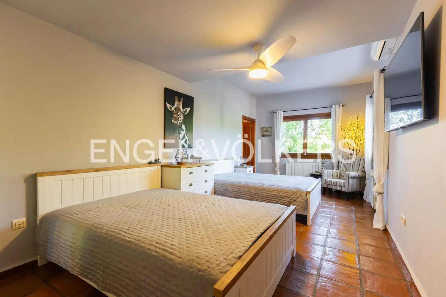 Bedroom of Houses for sale in Pedreguer  with Air Conditioner, Heating and Private garden