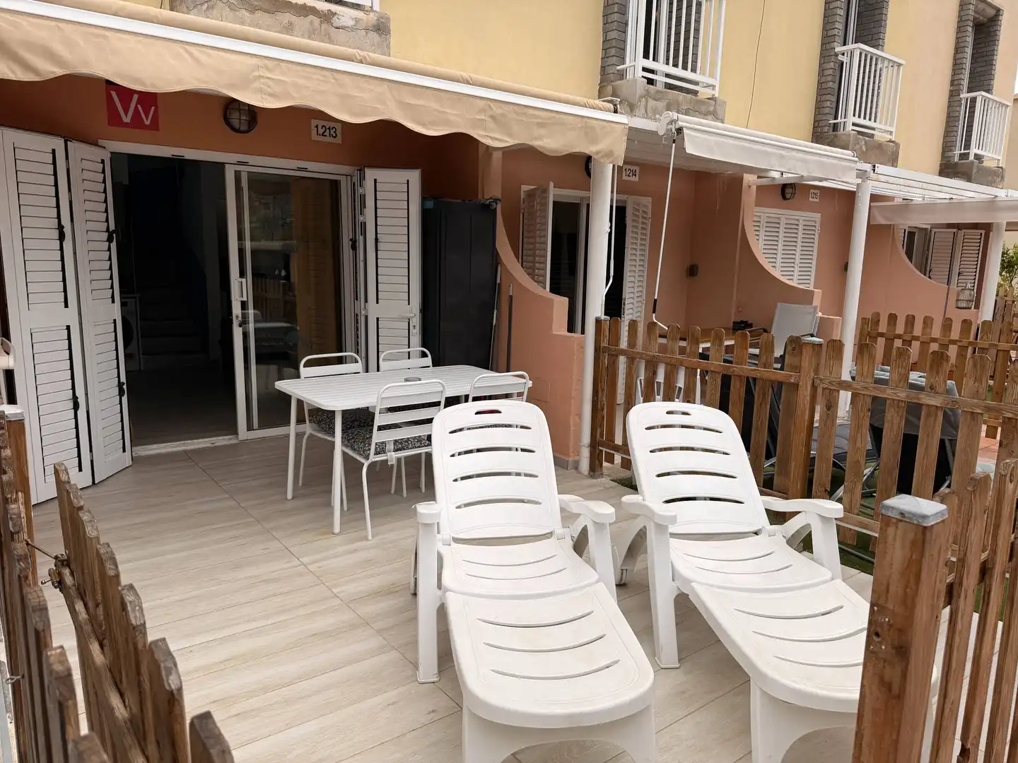 Terraza de Dúplex en venta en San Bartolomé de Tirajana con Jardín privado, Terraza y Amueblado