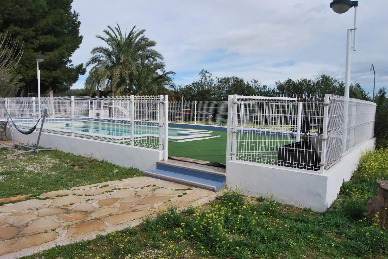 Piscina de Finca rústica en venta en Murcia con Aire acondicionado, Jardín privado y Terraza