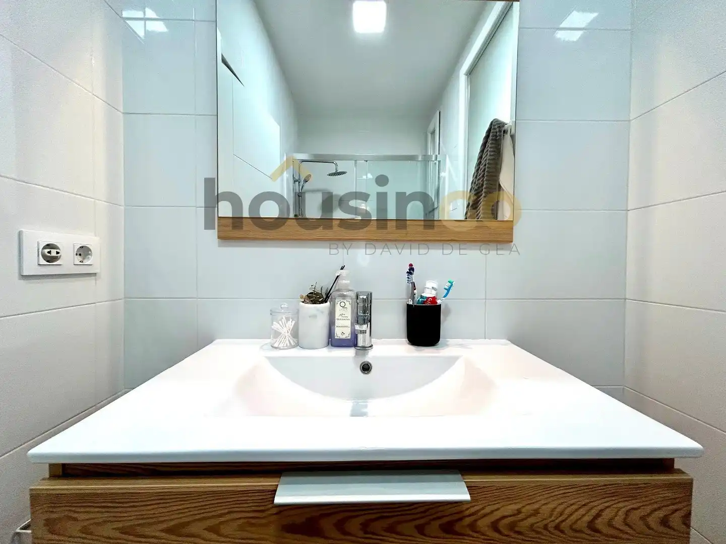 Badezimmer von Wohnung zur Miete in Madrid mit Klimaanlage, Heizung und Möbliert
