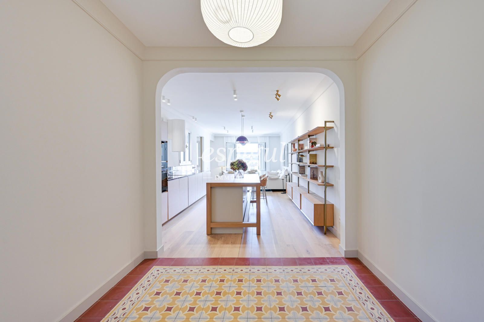 Kitchen of Flat for sale in  Barcelona Capital  with Air Conditioner, Heating and Parquet flooring