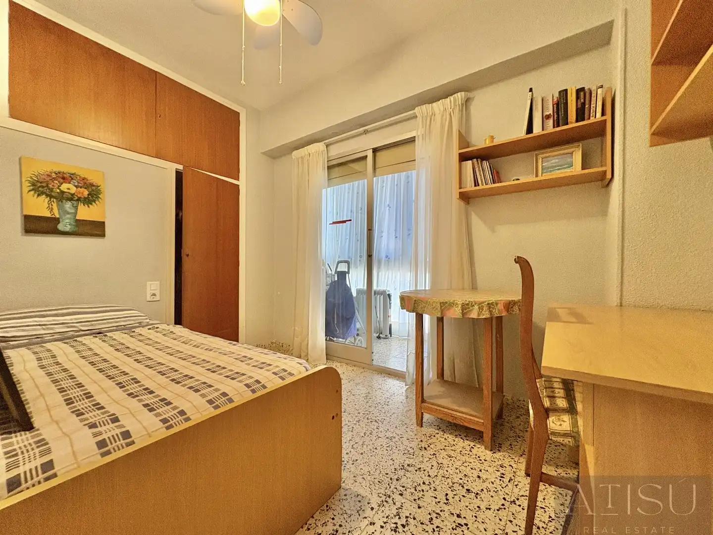 Bedroom of Flat for sale in El Campello  with Air Conditioner and Community pool