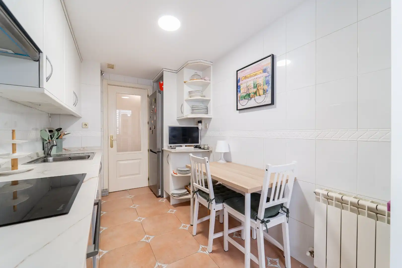 Küche von Wohnung zum Verkauf in Las Rozas de Madrid mit Heizung, Privatgarten und Parkett