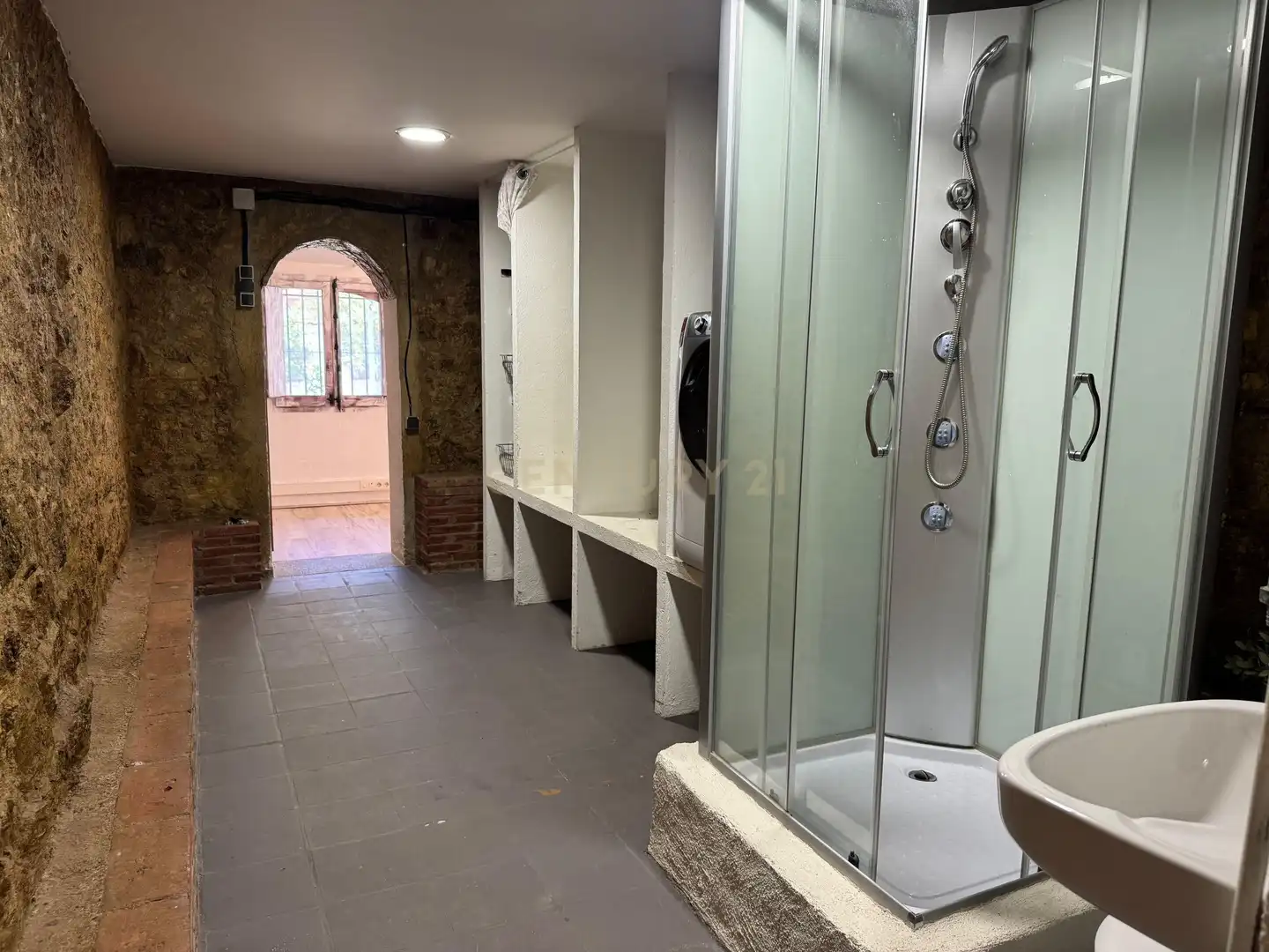 Baño de Apartamento en venta en Barcelona con Aire acondicionado, Jardín privado y Trastero