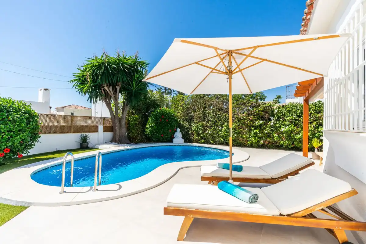 Swimming pool of Detached homes for sale in Marbella  with Terrace and Storage room