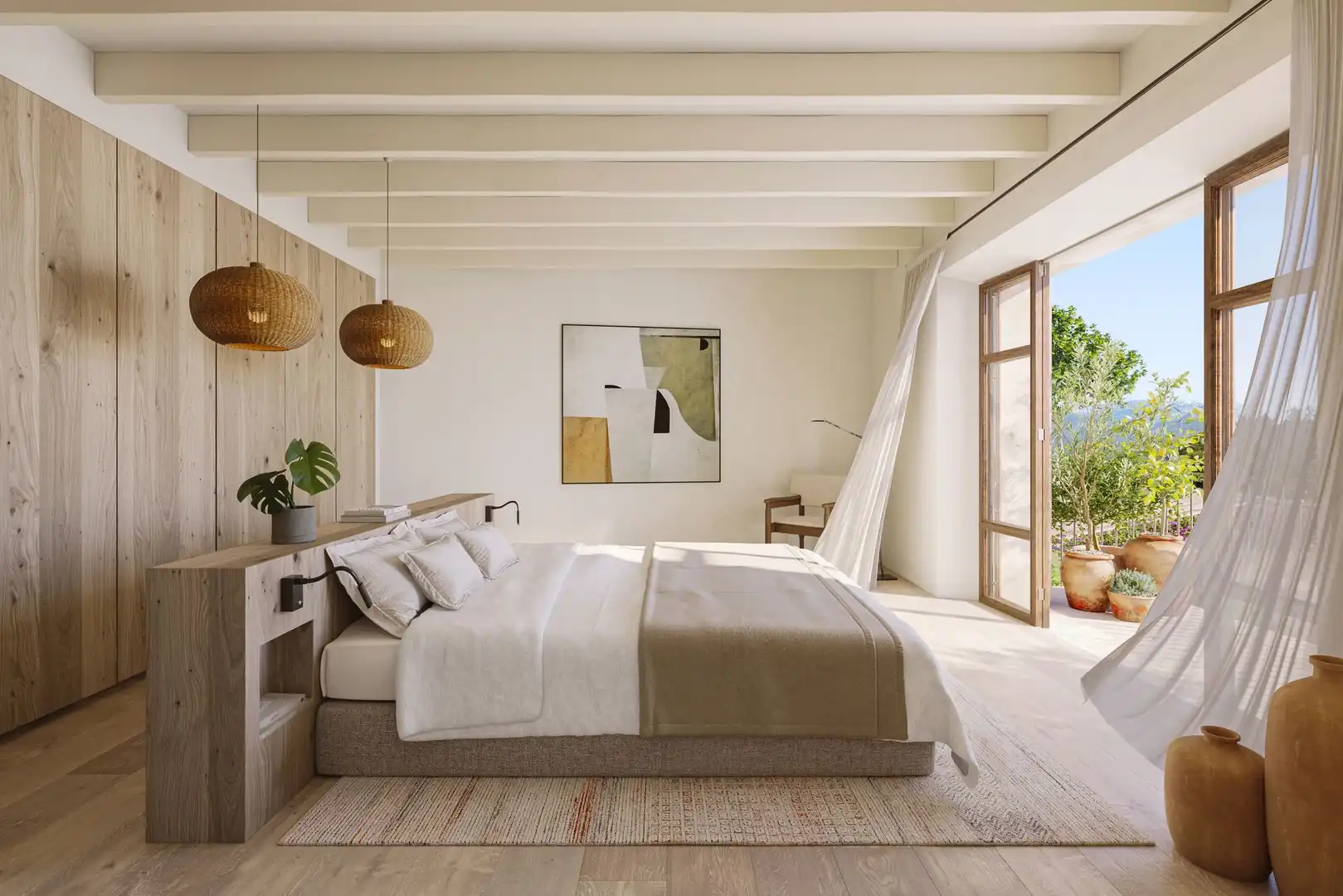 Habitación de Casa adosada en venta en Santa María del Camí con Terraza