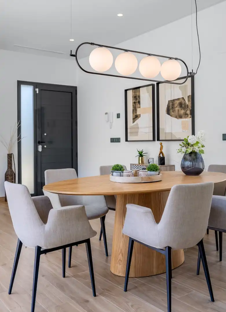 Dining room of Houses for sale in Benijófar  with Air Conditioner, Heating and Private garden