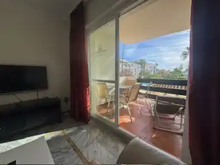 Exterior view of Flat for rent in Marbella  with Air Conditioner, Terrace and Furnished