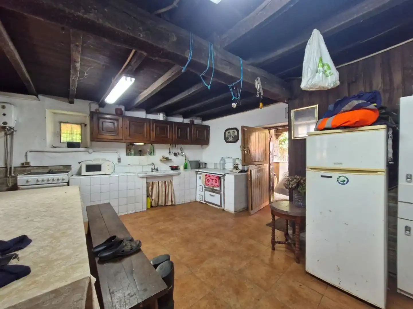 Cocina de Casa o chalet en venta en Cieza (Cantabria) con Jardín privado