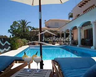 Exterior view of Single-family semi-detached to rent in Altea  with Air Conditioner, Terrace and Swimming Pool