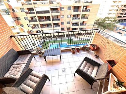 Terrace of Flat for sale in Alboraya  with Air Conditioner and Swimming Pool