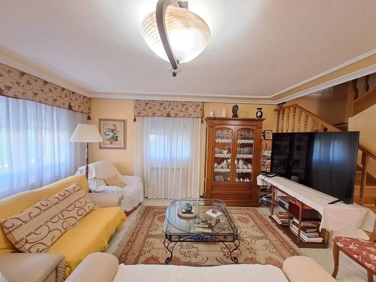 Sala de estar de Casa adosada en venta en Villagonzalo Pedernales con Calefacción, Jardín privado y Terraza