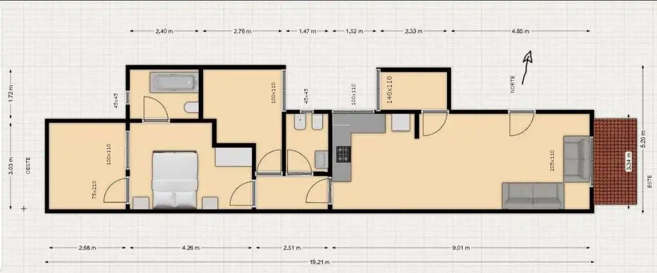Ático en venta en Telde con Terraza, Trastero y Amueblado