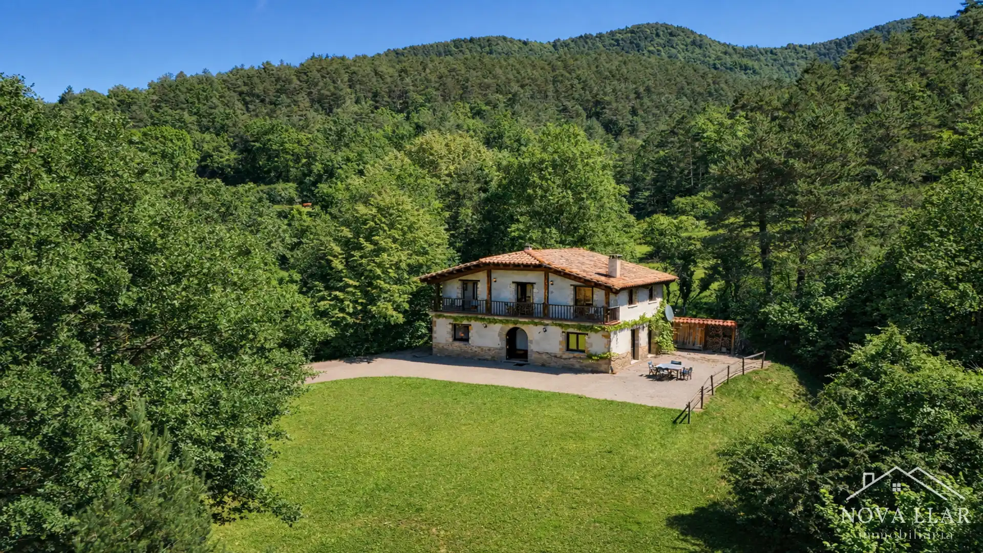Jardín de Finca rústica en venta en Les Llosses con Calefacción, Jardín privado y Terraza