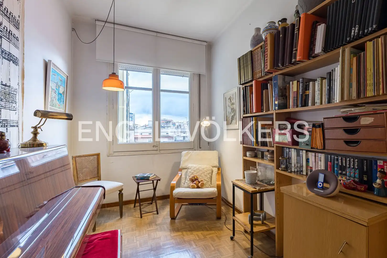 Living room of Flat for sale in Barcelona  with Heating and Parquet flooring