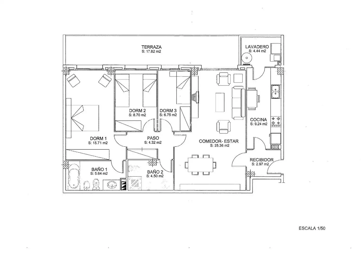 Flat for sale in Badalona  with Air Conditioner, Heating and Terrace