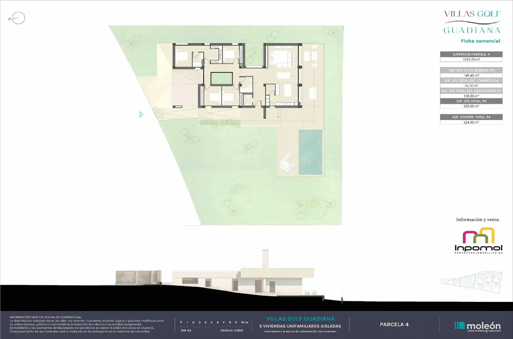 Chalet con piscina en venta en Golf Guadiana, imagen 3